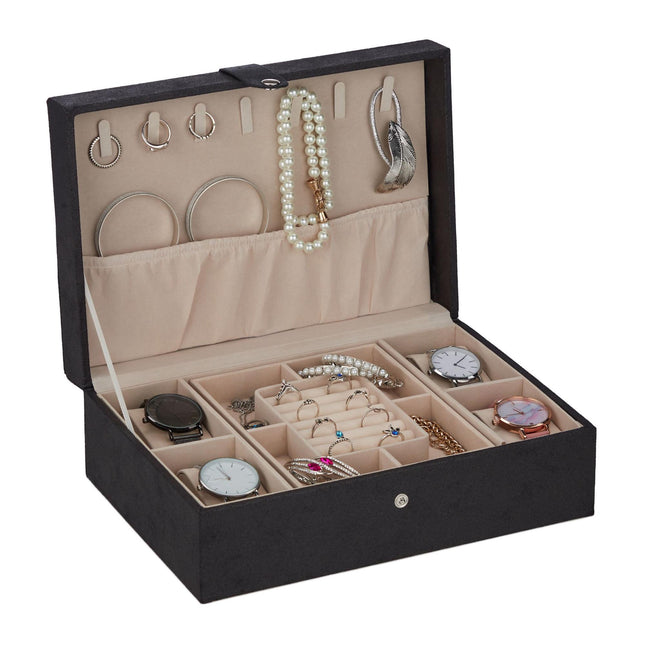 Jewelry box in leather look