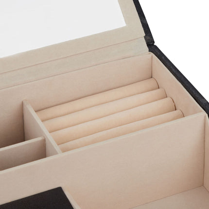 Jewelry box in leather look