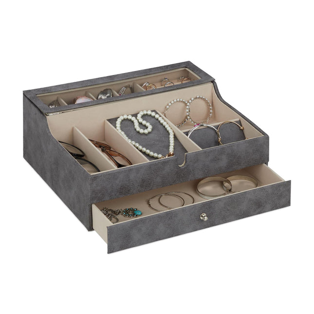 Jewelry box in leather look