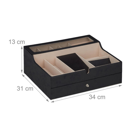 Jewelry box in leather look