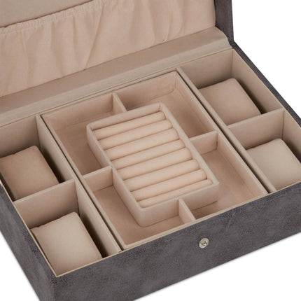 Jewelry box in leather look