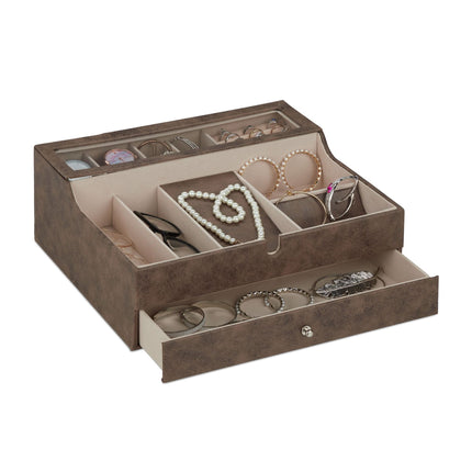 Jewelry box in leather look