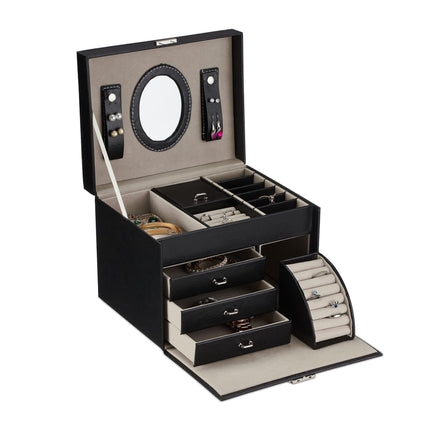 Jewelry box with mirror