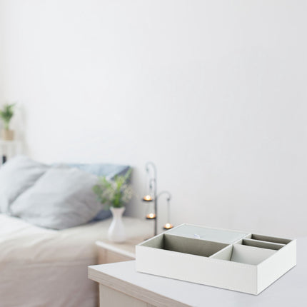 Jewelry compartment in leather look