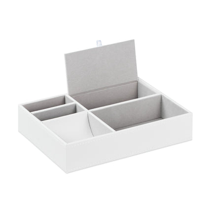 Jewelry compartment in leather look