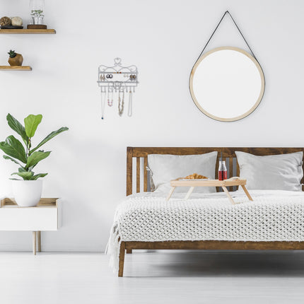 Jewelry holder for wall