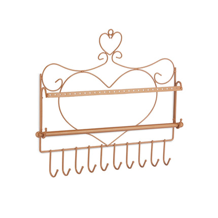 Jewelry holder for wall