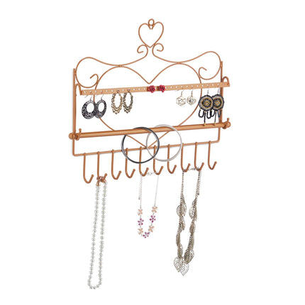 Jewelry holder for wall