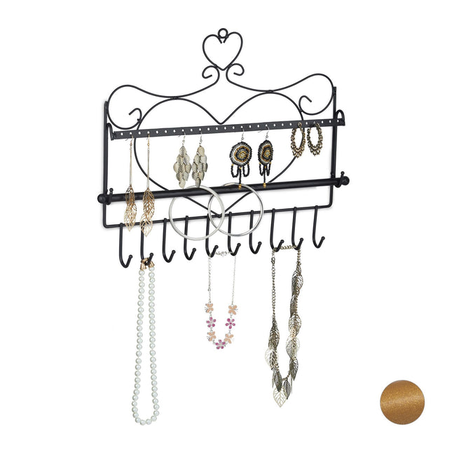 Jewelry holder wall