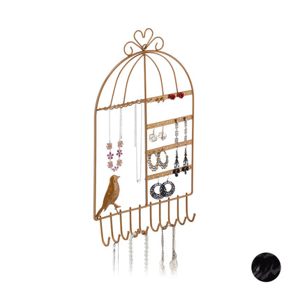 Jewelry holder wall