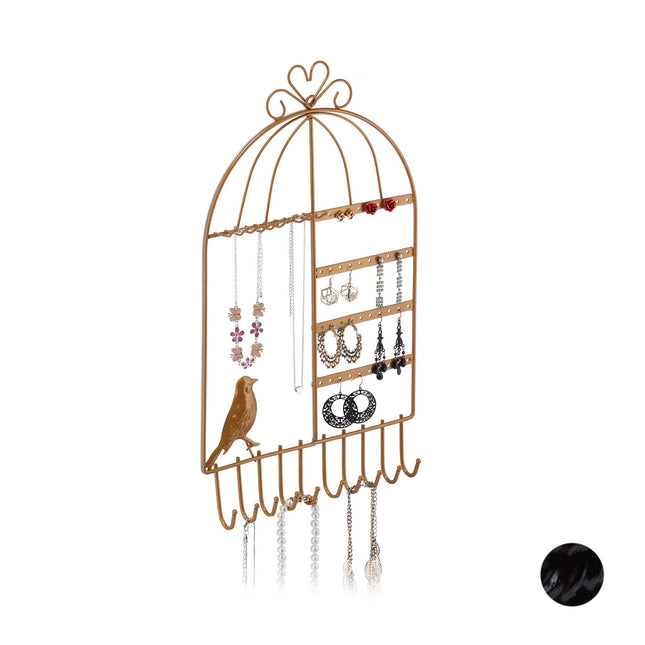 Jewelry holder wall