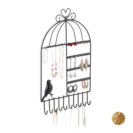 Jewelry holder wall