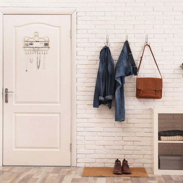 Jewelry holder wall