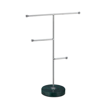 Jewelry stand green marble