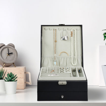 Jewelry storage with 3 levels