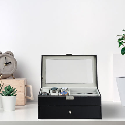 Jewelry storage with drawer