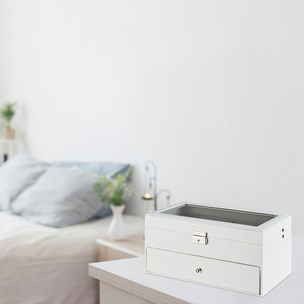 Jewelry storage with drawer