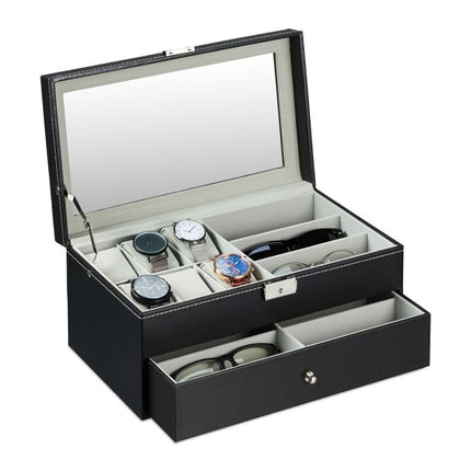 Jewelry storage with drawer