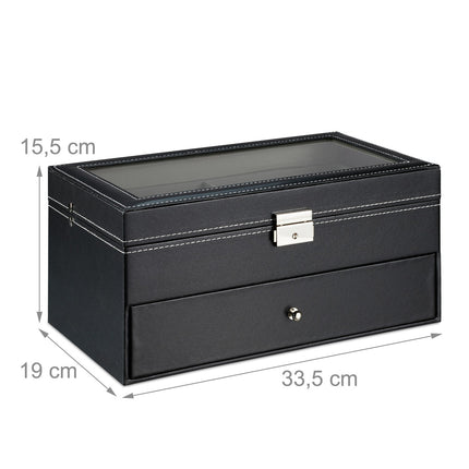 Jewelry storage with drawer
