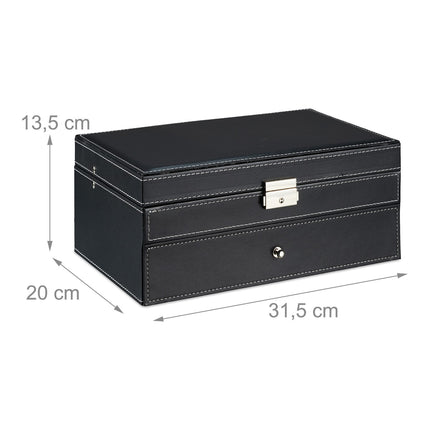 Jewelry storage with drawer