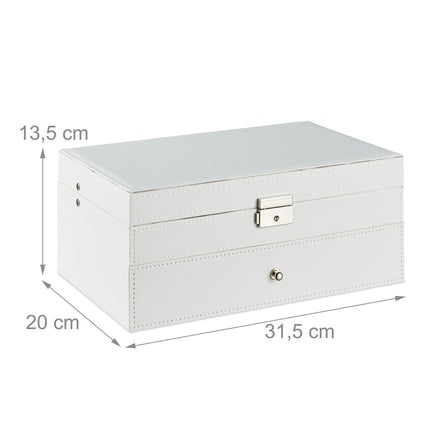 Jewelry storage with drawer