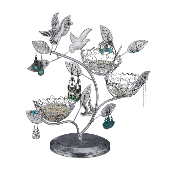 Jewelry tree for earrings and rings