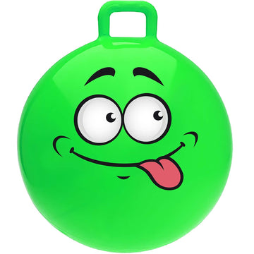 Jump ball Funny Face, 55 cm Green