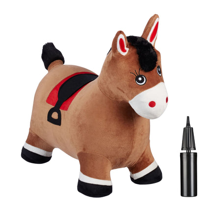 Jumping horse with cap