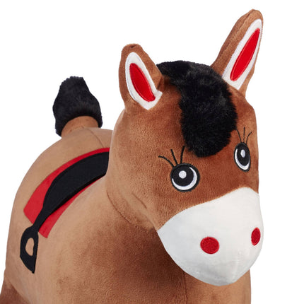 Jumping horse with cap
