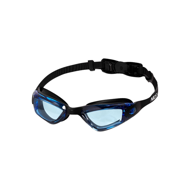 Junior Swimming Goggles, Black/Blue, Anti-Fog Lens