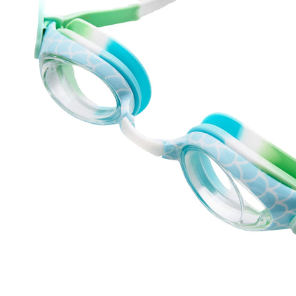 Junior Swimming Goggles, Blue Mermaid Design