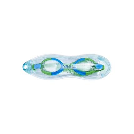 Junior Swimming Goggles, Green, Anti-Fog Lens