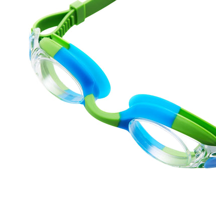 Junior Swimming Goggles, Green, Anti-Fog Lens