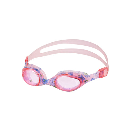 Junior Swimming Goggles, Pink Flowers Design