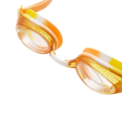 Junior Swimming Goggles, Yellow, Anti-Fog, UV Protection
