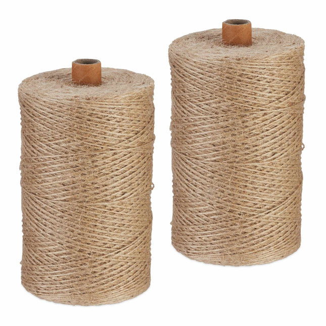 Jute cable 1 mm x 500 m set of 2