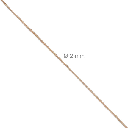 Jute cable 2 mm x 100 m set of 4