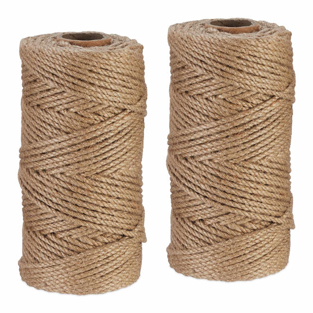 Jute cable 4 mm x 100 m set of 2