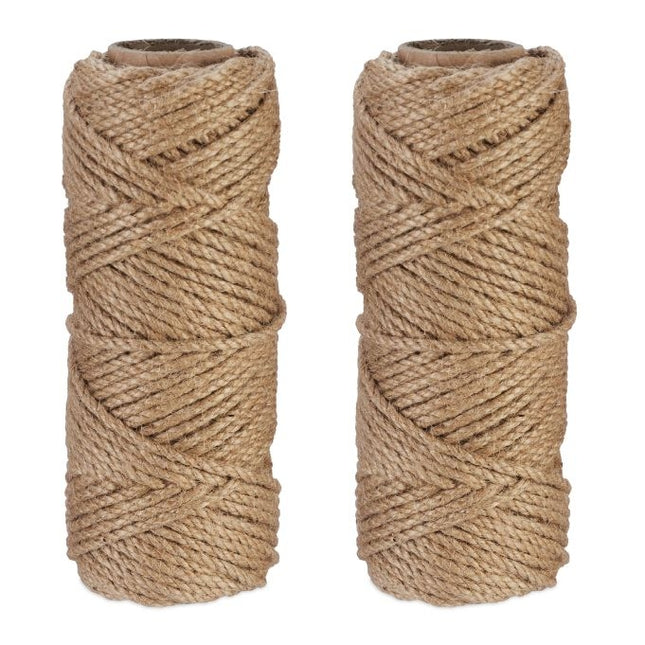 Jute cable 4 mm x 45 m set of 2