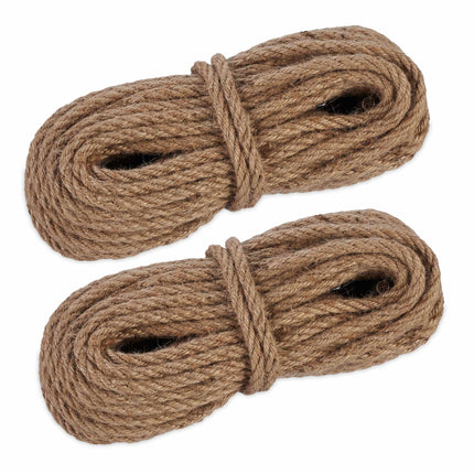 Jute cable 8 mm x 20 m set of 2