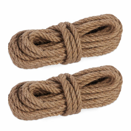 Jute rope 10 mm x 10 m set of 2