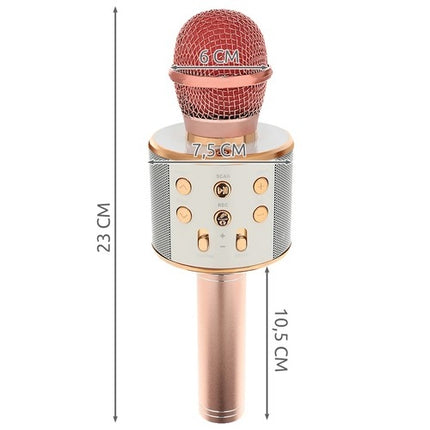 Karaoke microphone - light pink Izoxis 22190