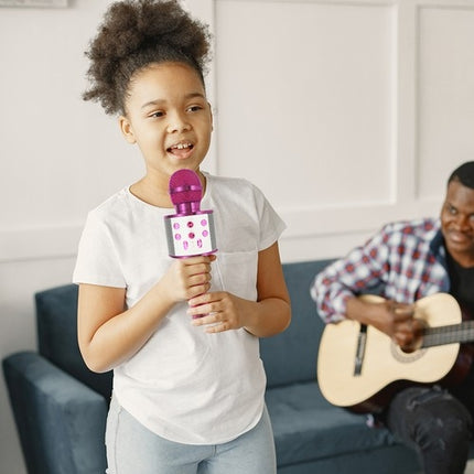 Karaoke microphone - pink Izoxis 22191