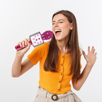 Karaoke microphone - pink Izoxis 22191