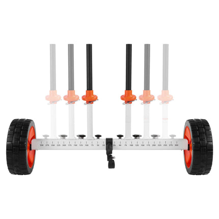 Kayak Cart, 230 lb Capacity, 10 in Solid PU Tires, Kickstand