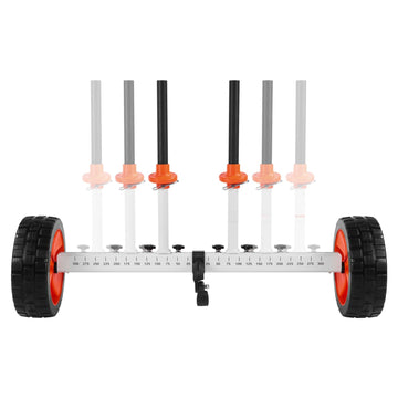 Kayak Cart, 230 lb Capacity, 10 in Solid PU Tires, Kickstand
