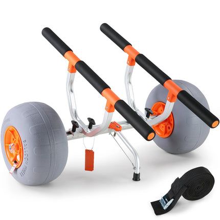 Kayak Cart, 350 lb Capacity, Foldable, 12 in Tires