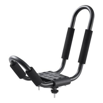Kayak Roof Rack, Pair J-Bar Universal Crossbar Mount