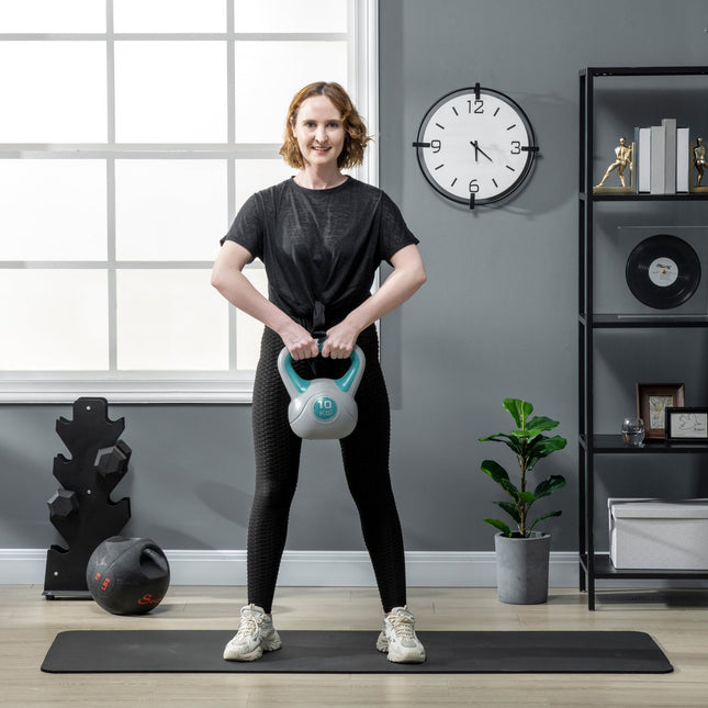 10 kg floor-friendly kettlebell - strength and conditioning