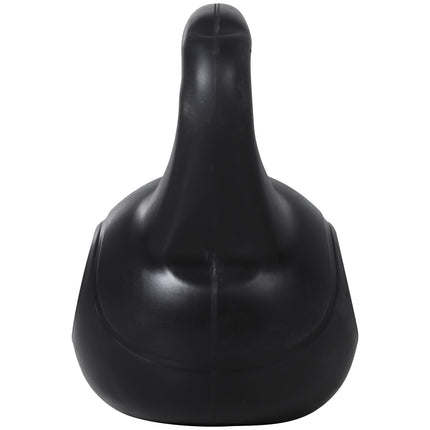 Kettlebell 10kg, Sand-Filled, Black, Beginner-Friendly